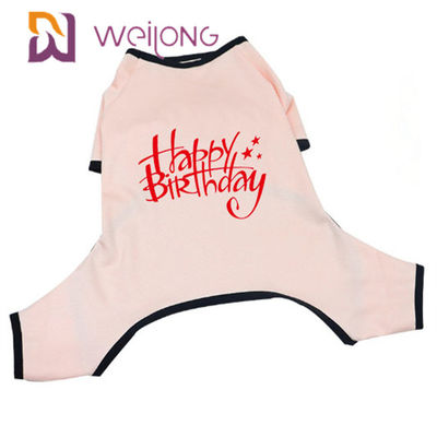 De lente/de Zomerpyjama CVC van het Verjaardagshuisdier het Puppypyjama's van Jersey