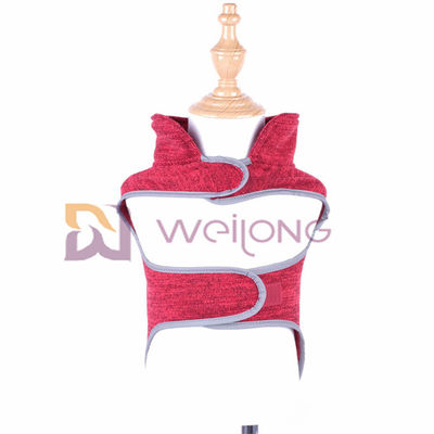 Rode Heather Sweatshirt Fleece Autumn Velcro-Huisdierenlaag voor Hond