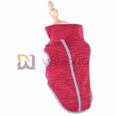 Rode Heather Sweatshirt Fleece Autumn Velcro-Huisdierenlaag voor Hond
