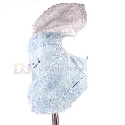 Van het katoenen Kleren xs-XL van Hoodie Denimpuppy Blauwe Wijnoogst Gewassen