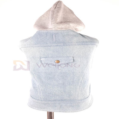Van het katoenen Kleren xs-XL van Hoodie Denimpuppy Blauwe Wijnoogst Gewassen