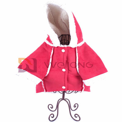 Warm imiteer de Kleding Autumn Raw Edge Cute Pet Hoodie van het Leerhuisdier
