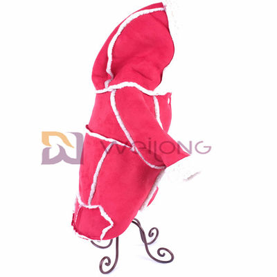 Warm imiteer de Kleding Autumn Raw Edge Cute Pet Hoodie van het Leerhuisdier