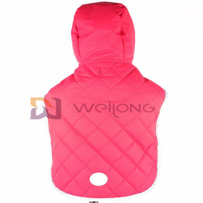 Taslan het Watteren de Klitband van het de Hondjasje van Flardhoodie Weerspiegelend het Openen Huisdier Hoodie