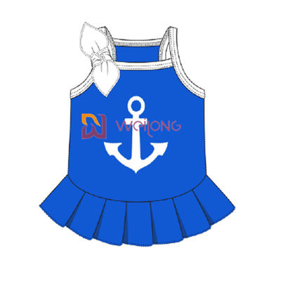 Aangepast Cvc van de Zeemansanchor pet dress van Jersey Wijfje van de de Hondkleding In te ademen