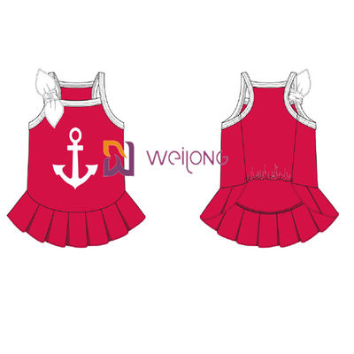 Aangepast Cvc van de Zeemansanchor pet dress van Jersey Wijfje van de de Hondkleding In te ademen