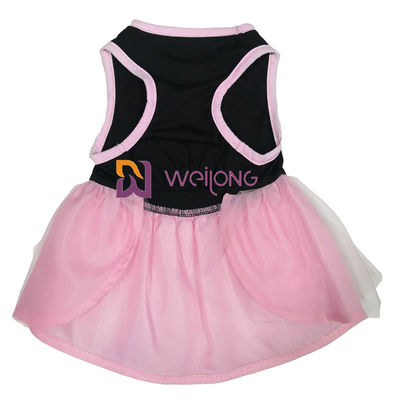 Van het de Rok Hete Bergkristal van Tulle het Huisdierenkleding van Halloween Tulle/CVC omhoog Geklede Honden van Jersey