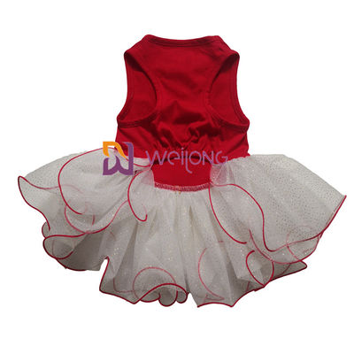 Schitter van het de Rokhuisdier van Tulle van de de Kledingsdouane van de de Drukhond de Rubberprinses Dress
