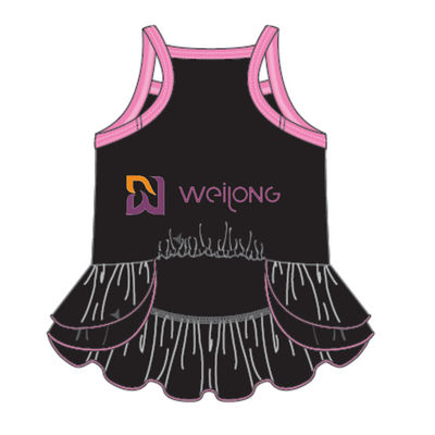 De Hondkleding van Vest Sundress Luxury van de Bowknotprinses/Buitensporige Hondkleren