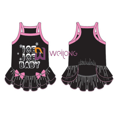 De Hondkleding van Vest Sundress Luxury van de Bowknotprinses/Buitensporige Hondkleren