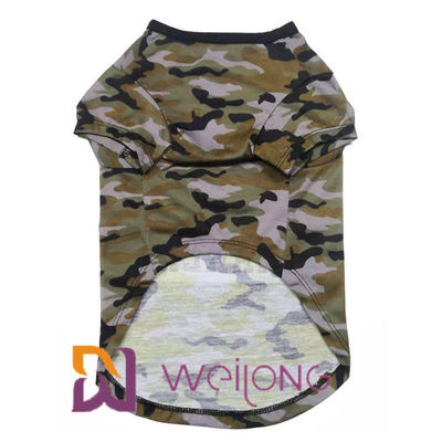 Poly het Huisdierent-shirt van Halloween van de Camouflageschedel voor Hond 100% Polyjersey 180G