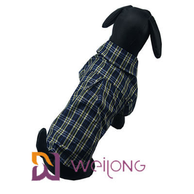 Van de Katoenen van huisdierenkleren de Overhemden Plaidhond voor Middelgrote Honden ISO9001