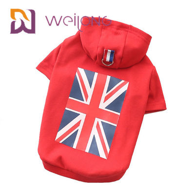 De Unie van het de Vlaghuisdier van Jack Rubber Print het UK Korte het Type BSCI van Hoodie Leuke Hond Hoodies