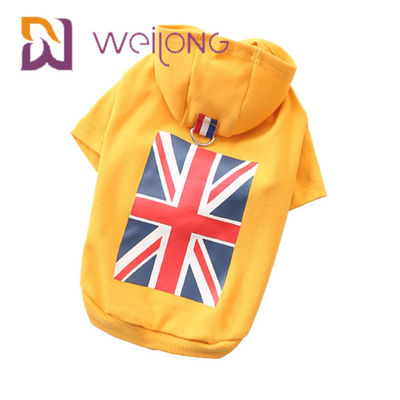 De Unie van het de Vlaghuisdier van Jack Rubber Print het UK Korte het Type BSCI van Hoodie Leuke Hond Hoodies
