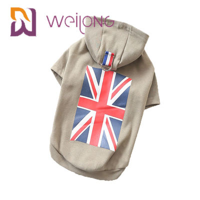 De Unie van het de Vlaghuisdier van Jack Rubber Print het UK Korte het Type BSCI van Hoodie Leuke Hond Hoodies