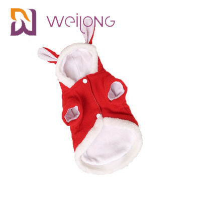 Van het Huisdierenhoodie 100% van Pasen Bunny Costume Halloween Cosplay Rabbit de Polaire Vacht voor Cat Dog
