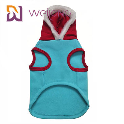 CVC van het Huisdierenhoodie van de Vachtwinter de Klerenkerstmis Cat Dog Hoodie Sweater With Santa Claus