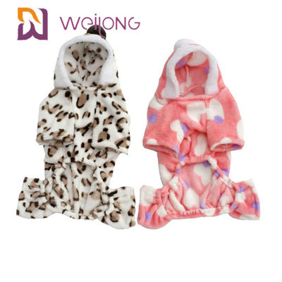 De klantgerichte Pyjama van het de Drukhuisdier van 100% Poly voor de Herfst/de Winter de Pyjama's van het Hondflanel
