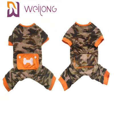 Poly van de het Huisdierenpyjama van de Vachtwinter van de de Camouflageschedel de Hondvacht Onesie