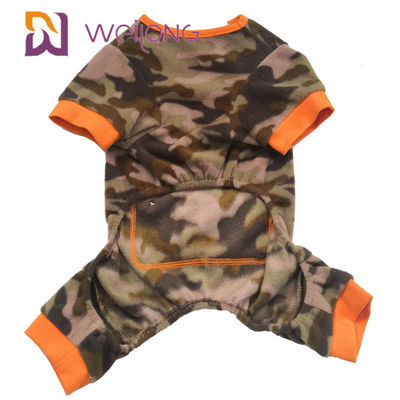 Poly van de het Huisdierenpyjama van de Vachtwinter van de de Camouflageschedel de Hondvacht Onesie