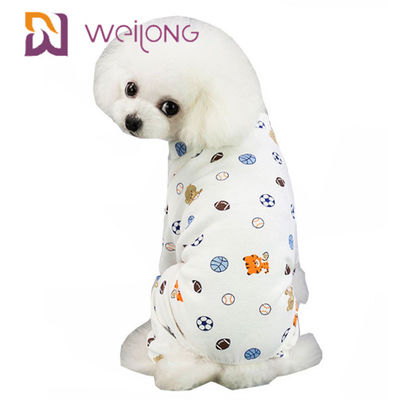 T-shirt van de Hondcat pet holiday pajamas printed van de Kweilong de Volledige Aanpassing