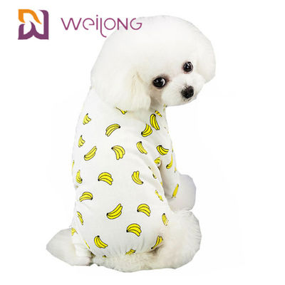 T-shirt van de Hondcat pet holiday pajamas printed van de Kweilong de Volledige Aanpassing