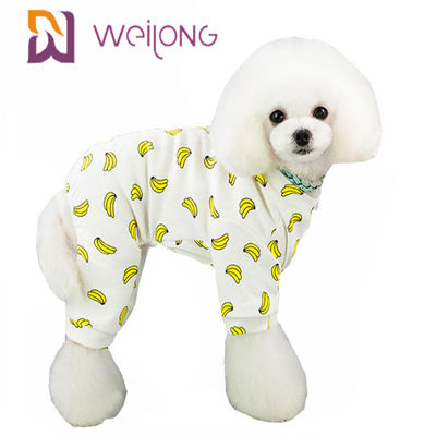 T-shirt van de Hondcat pet holiday pajamas printed van de Kweilong de Volledige Aanpassing