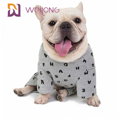 Van de de aanpassingsherfst/Winter van de de Pyjamabsci Hond van het Sweatshirthuisdier de Vacht Onesie