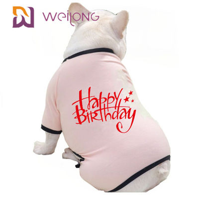 De lente/de Zomerpyjama CVC van het Verjaardagshuisdier het Puppypyjama's van Jersey