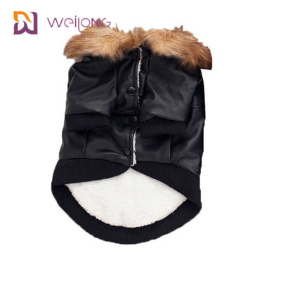 De aangepaste Faux-van de het Huisdierenlaag van Bontleatheret Kleren van de de Hondwinter