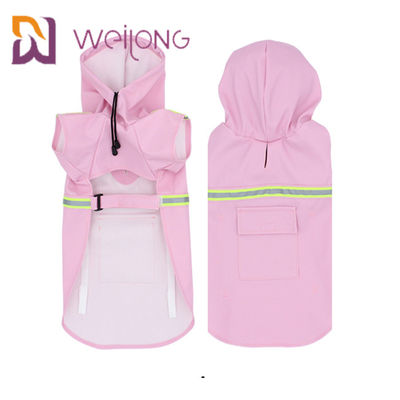 Waterdicht Weerspiegelend van de het Jasjehond van de Hondwindjekker de Regenjasje XS - XL grootte