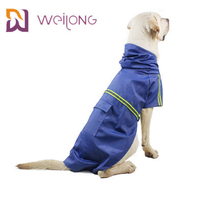 Waterdicht Weerspiegelend van de het Jasjehond van de Hondwindjekker de Regenjasje XS - XL grootte
