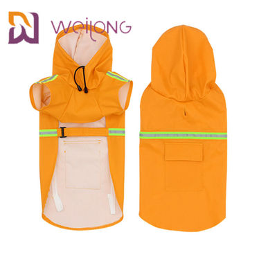 Waterdicht Weerspiegelend van de het Jasjehond van de Hondwindjekker de Regenjasje XS - XL grootte