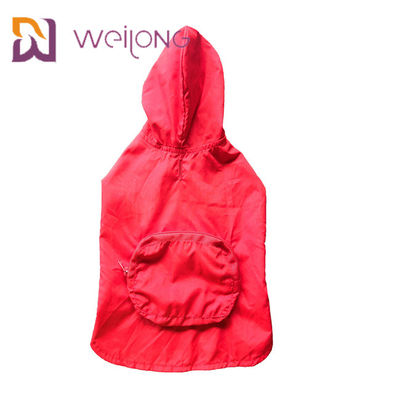 Klitband het Openen de Zak Mesh Lining Xl Dog Raincoat van de Huisdierenregenjas