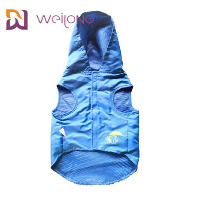 Klitband die Rubber de Regenjasblauw xs-XL openen van het Druk Waterdicht Huisdier