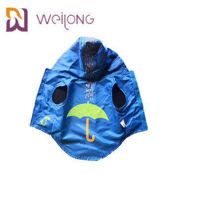 Klitband die Rubber de Regenjasblauw xs-XL openen van het Druk Waterdicht Huisdier