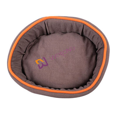 Het ronde van het de Hondbed Zelf Verwarmende BSCI van de Vlasdoughnut volledig Wasbare bed van het de hondcomfort