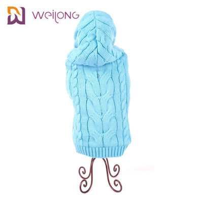 De acrylhonddoek breit Sweater van de Hondhoodie van Sherpa van de Huisdierensweater de Zachte