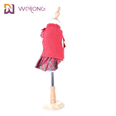 De garen Geverfte van de de Wolhond van de Plaidhond Sweater Gebreide Kleding van het de Kledingssweatshirt