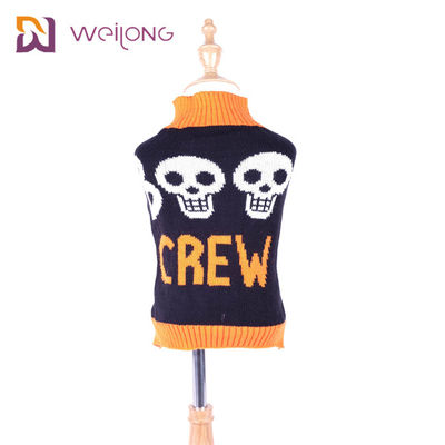 Het acrylhalloween-Huisdier Kleding Aangepaste BSCI breit Huisdierensweater