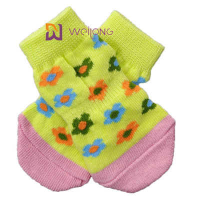 Het huisdier Antislip breit Hond Socks&amp; Cat Socks met Rubberversterking Paw Protector
