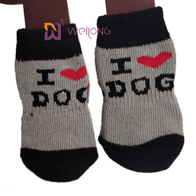 Aanpassings Antislip Beschermende Sok voor het Krassen van Hondpaw dog socks to prevent